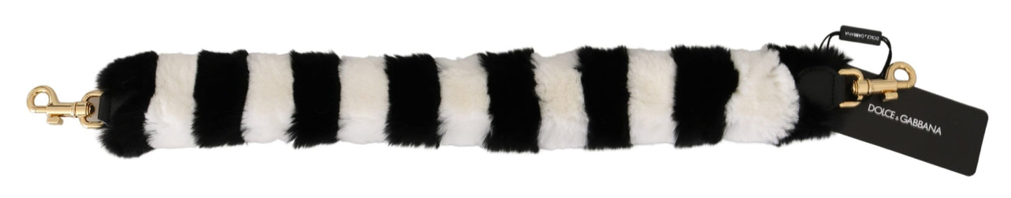 Accessoire élégant à bandoulière en fourrure Dolce & Gabbana