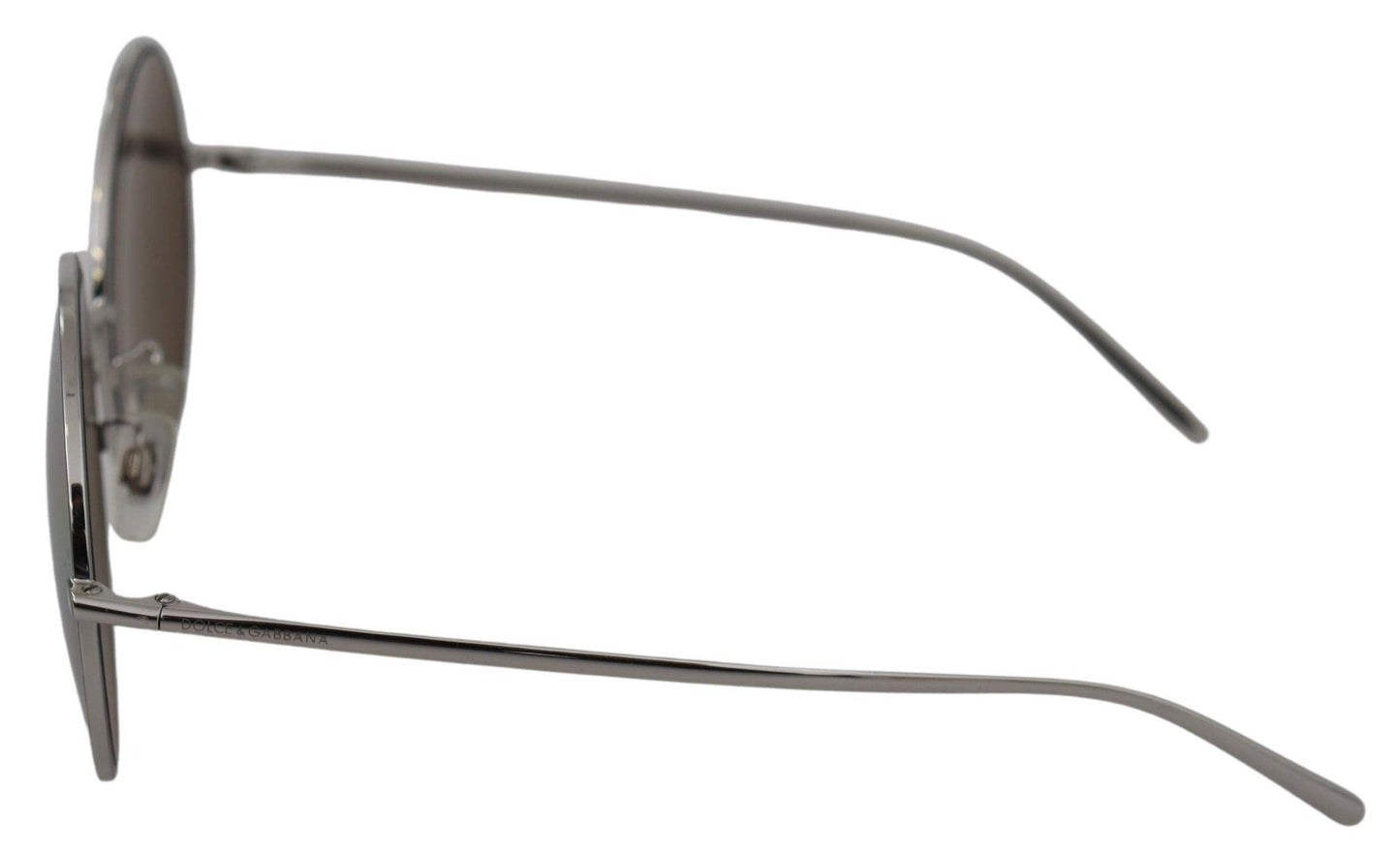 Lunettes de soleil Dolce & Gabbana Chic à verres gris argentés pour femmes