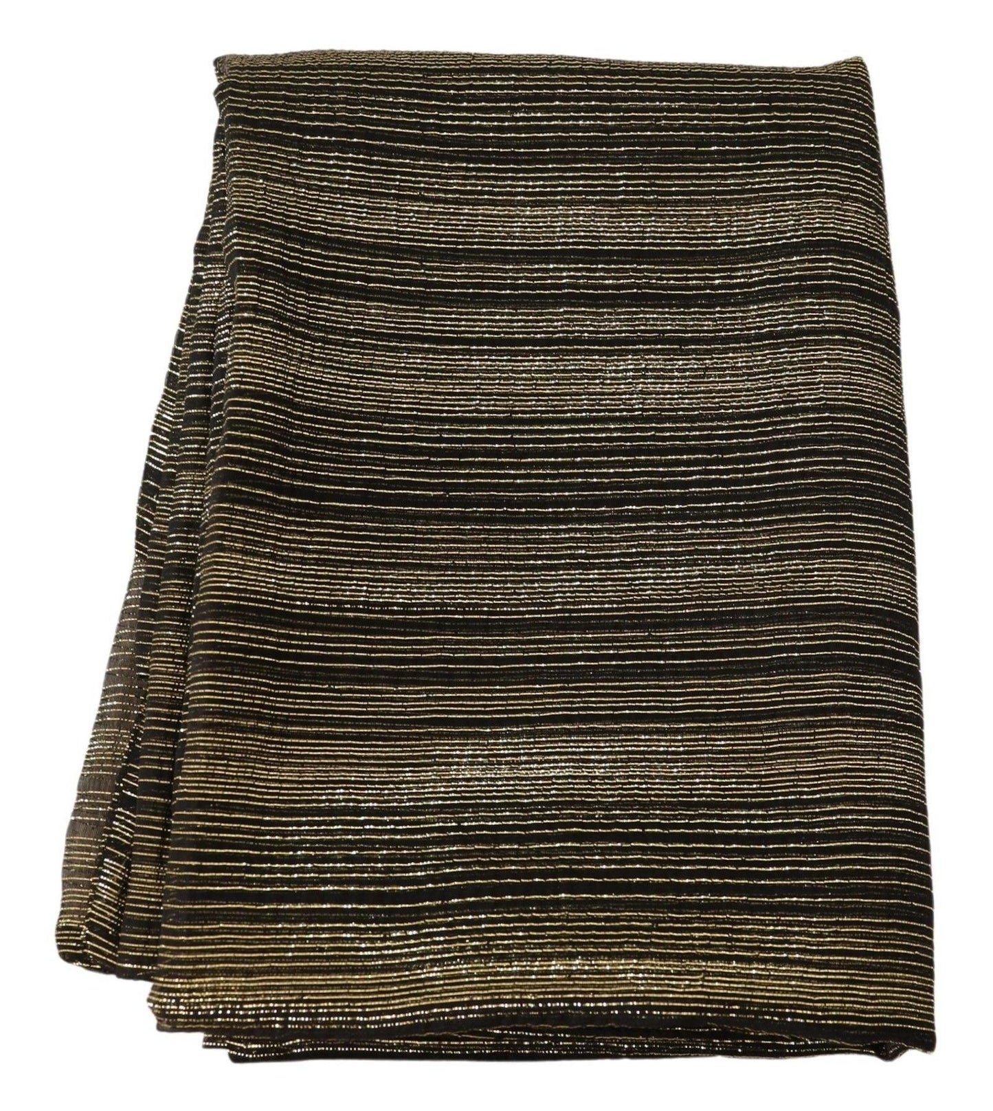 Foulard élégant en soie mélangée dorée Dolce & Gabbana