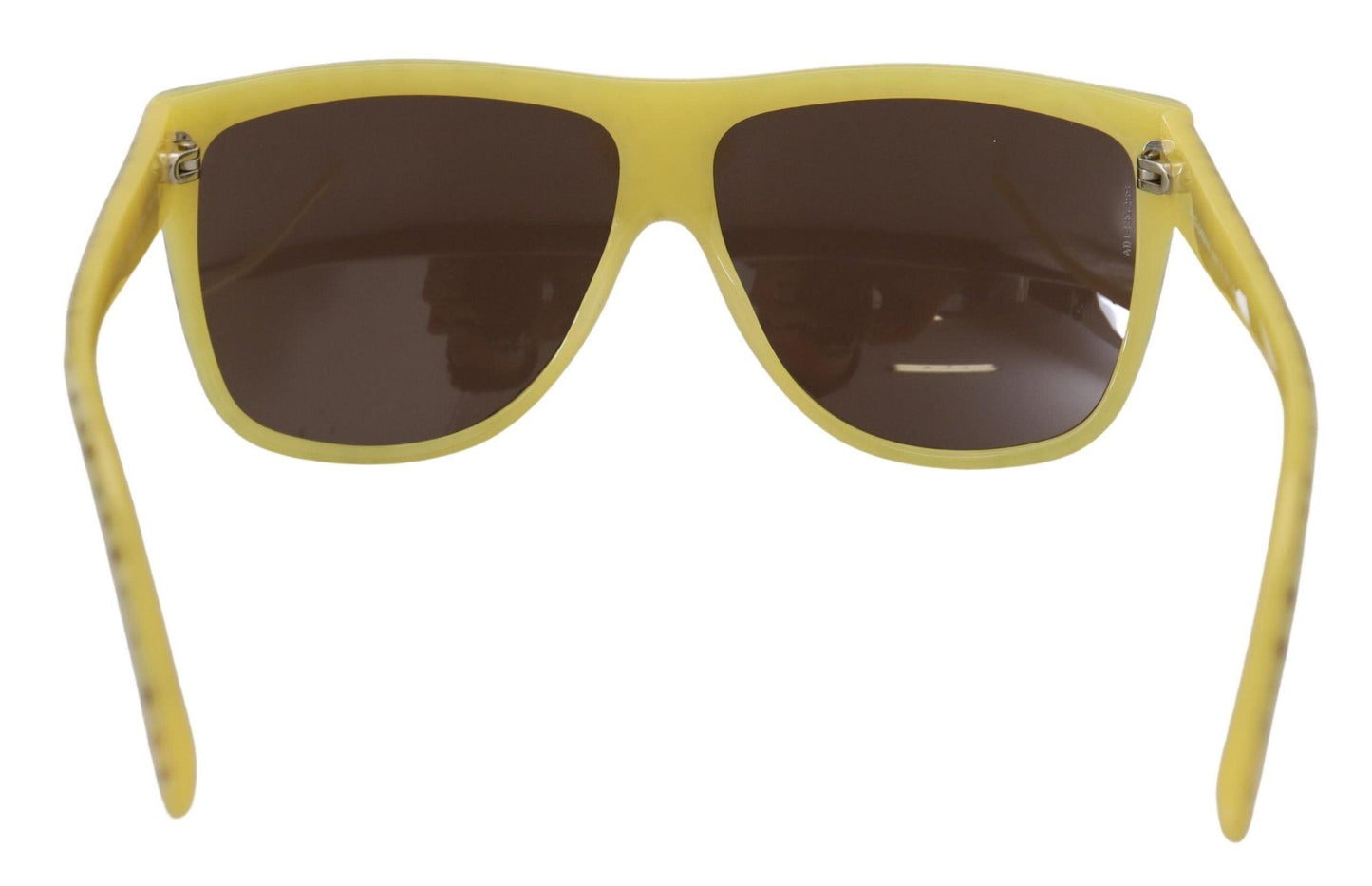 Lunettes de soleil carrées Stellar Chic de Dolce & Gabbana en jaune