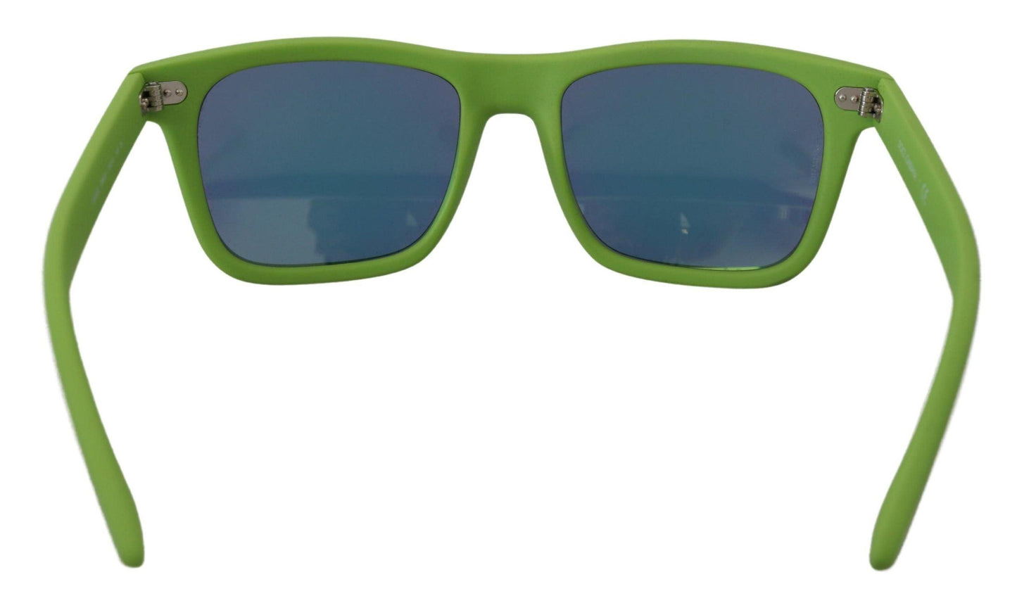 Lunettes de soleil à monture intégrale chic vert acide Dolce & Gabbana