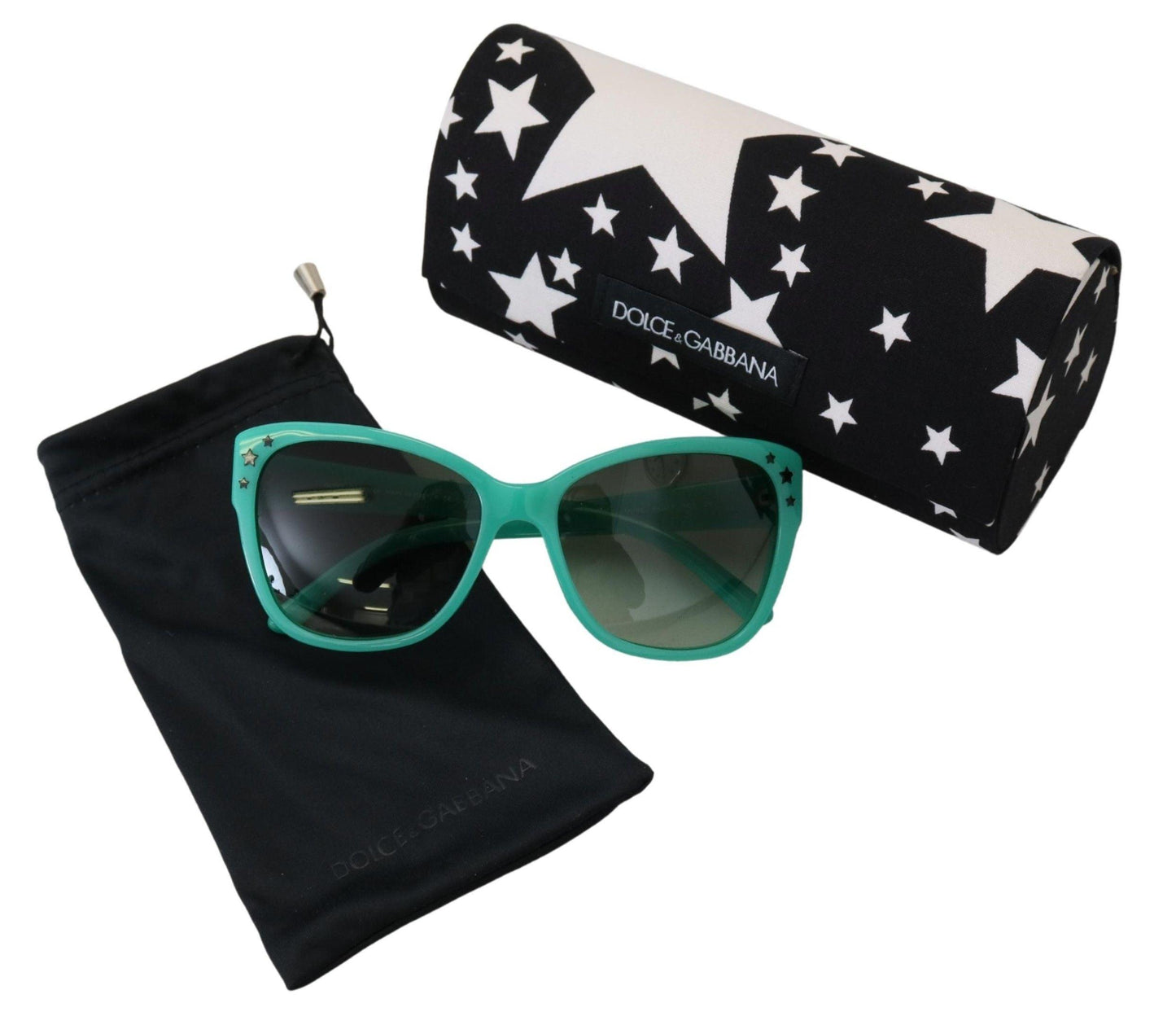 Lunettes de soleil carrées à motif étoilé énigmatiques Dolce & Gabbana