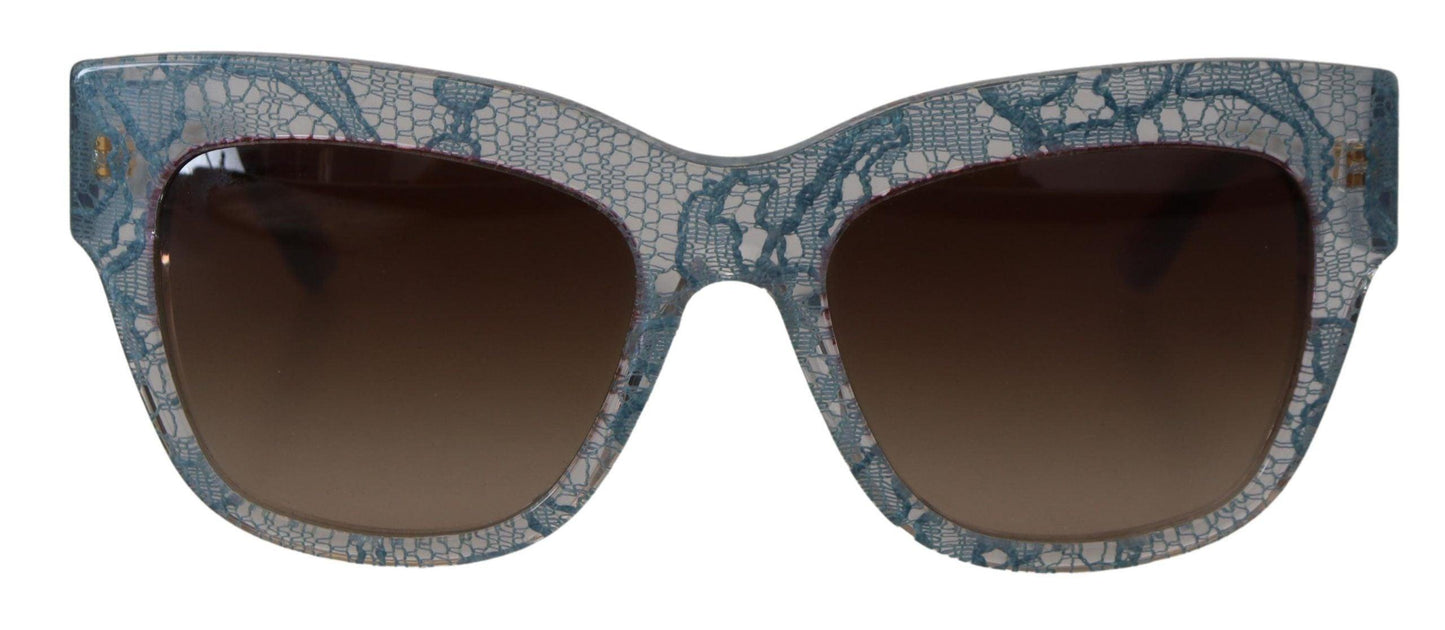 Lunettes de soleil élégantes à bordures en dentelle Dolce & Gabbana