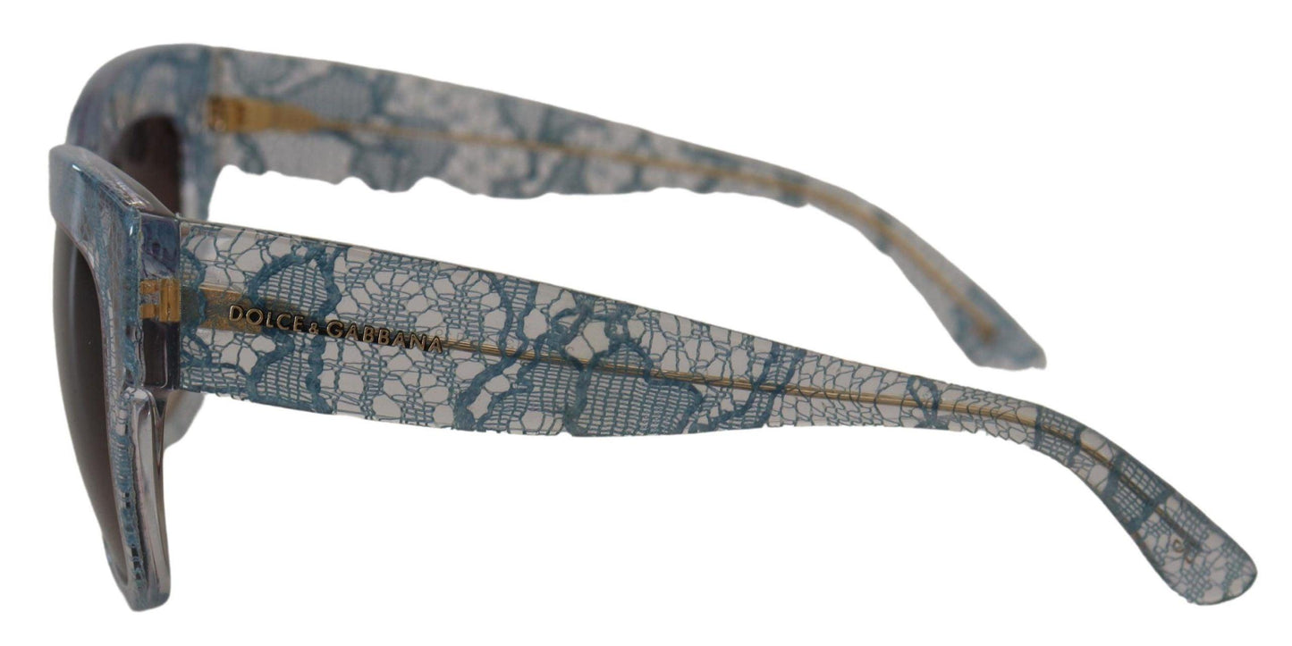 Lunettes de soleil élégantes à bordures en dentelle Dolce & Gabbana
