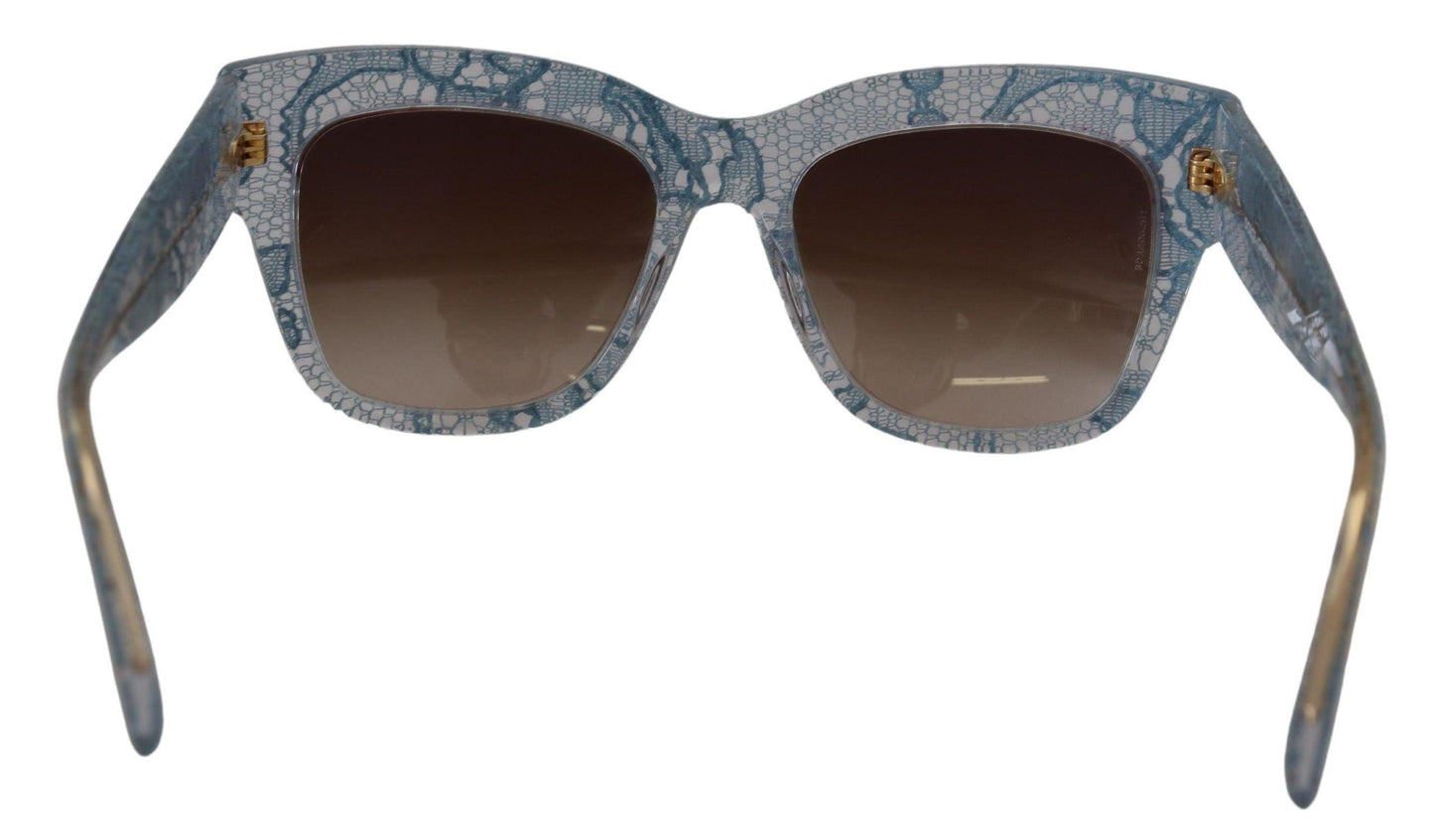 Lunettes de soleil élégantes à bordures en dentelle Dolce & Gabbana