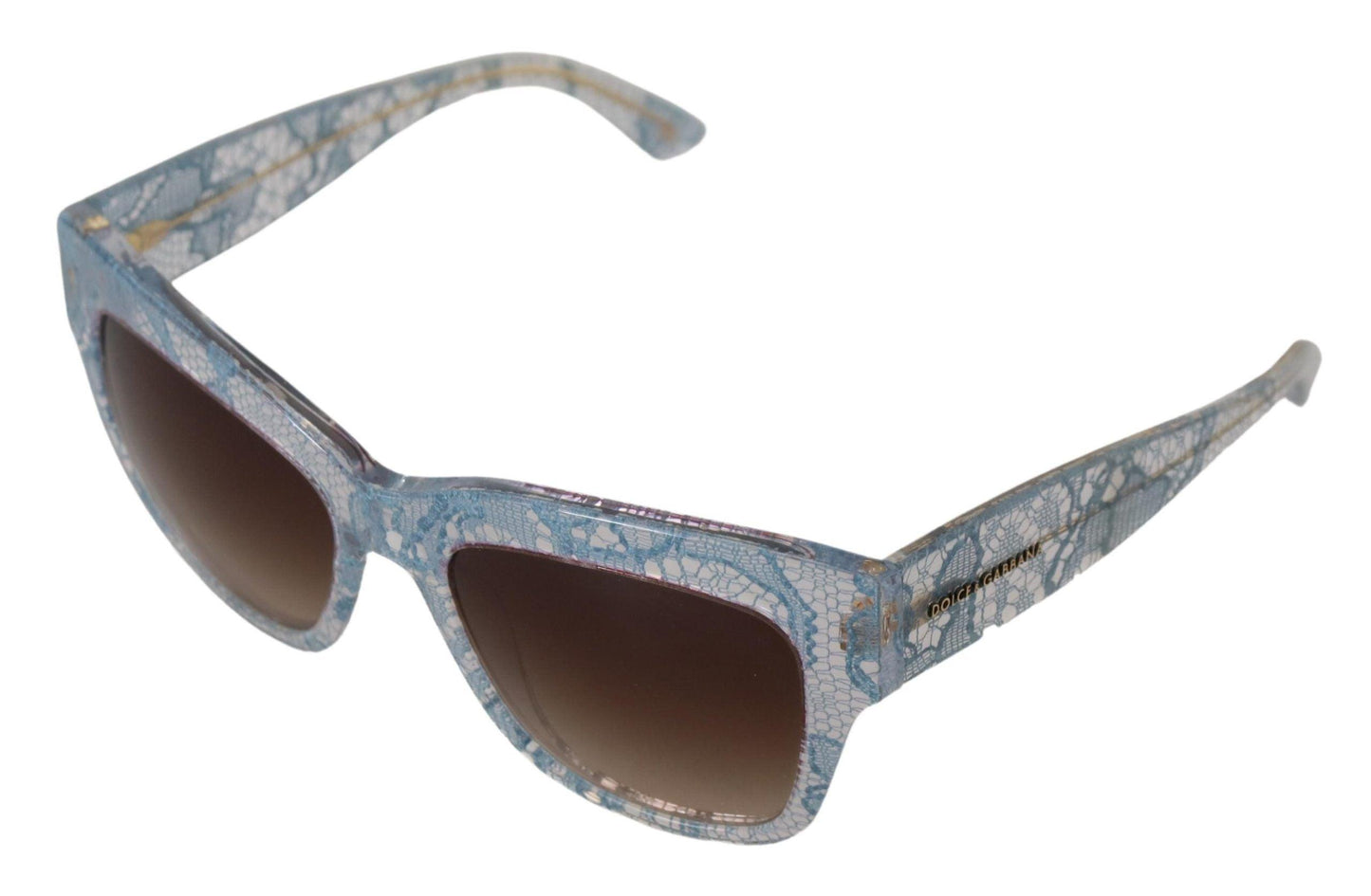 Lunettes de soleil élégantes à bordures en dentelle Dolce & Gabbana