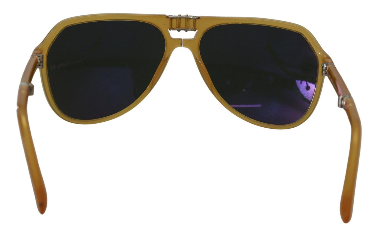 Lunettes de soleil aviateur en acétate jaune chic Dolce & Gabbana