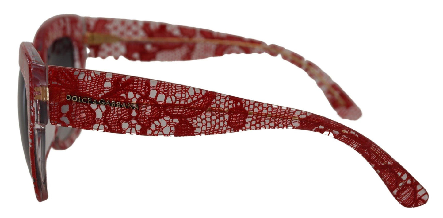 Lunettes de soleil design Dolce & Gabbana avec dentelle sicilienne