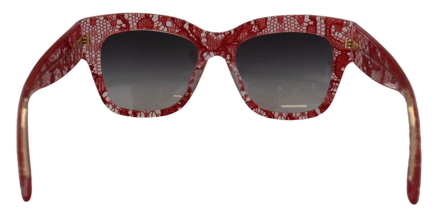 Lunettes de soleil design Dolce & Gabbana avec dentelle sicilienne