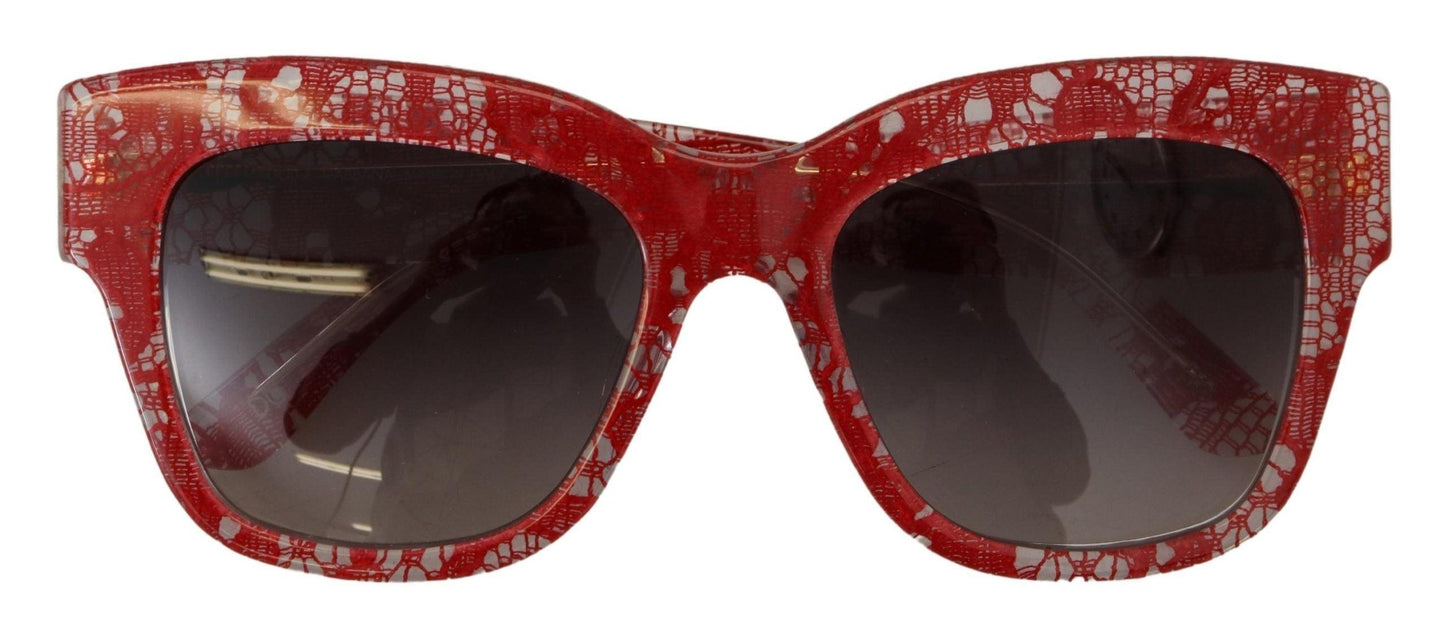 Lunettes de soleil design Dolce & Gabbana avec dentelle sicilienne
