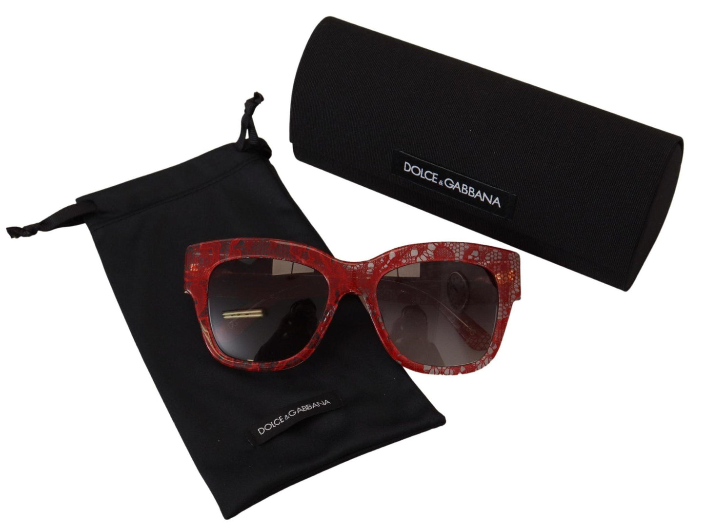 Lunettes de soleil design Dolce & Gabbana avec dentelle sicilienne