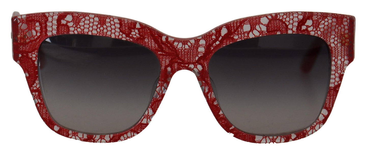 Lunettes de soleil design Dolce & Gabbana avec dentelle sicilienne