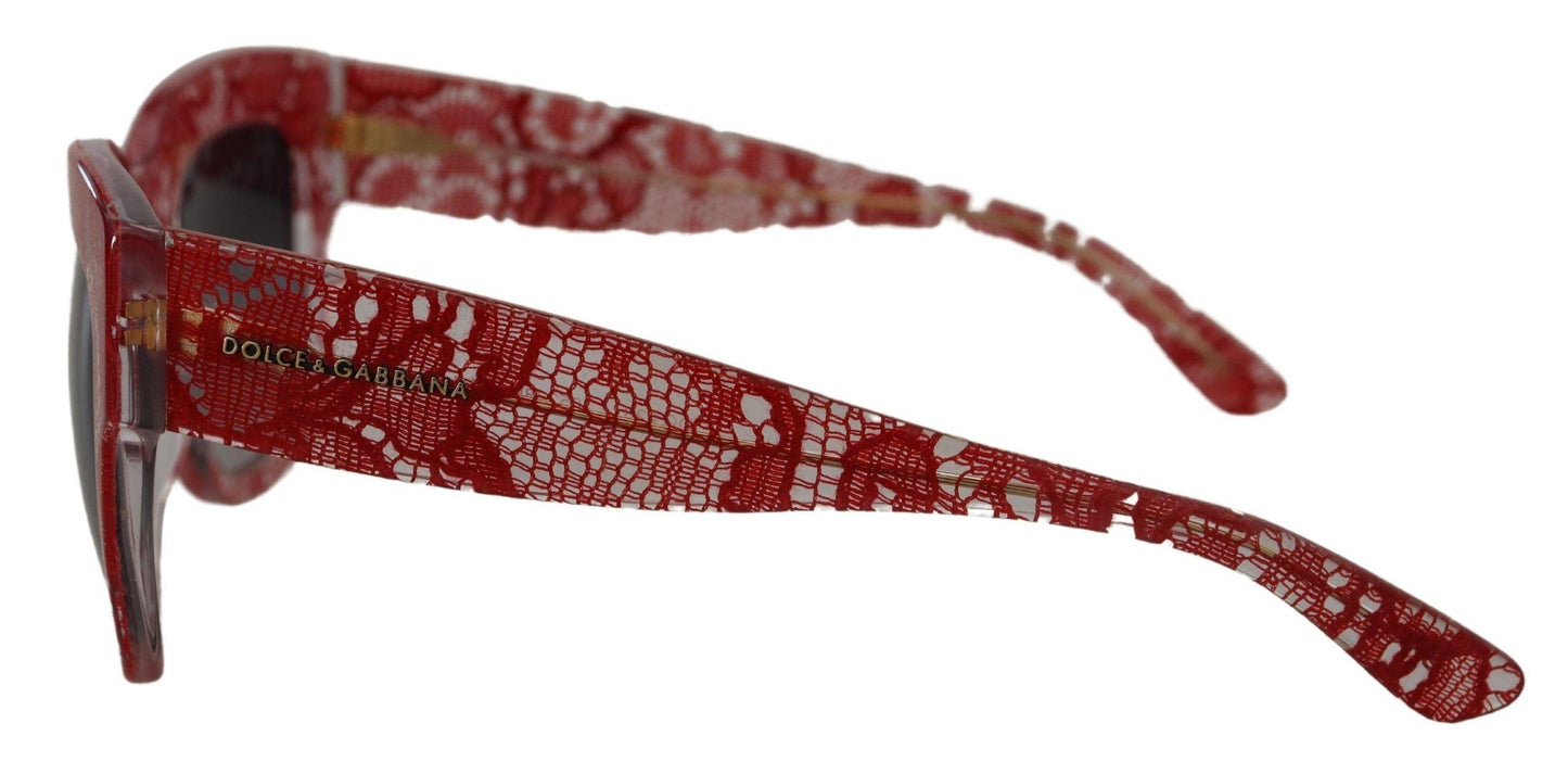 Lunettes de soleil teintées en dentelle sicilienne chic de Dolce & Gabbana