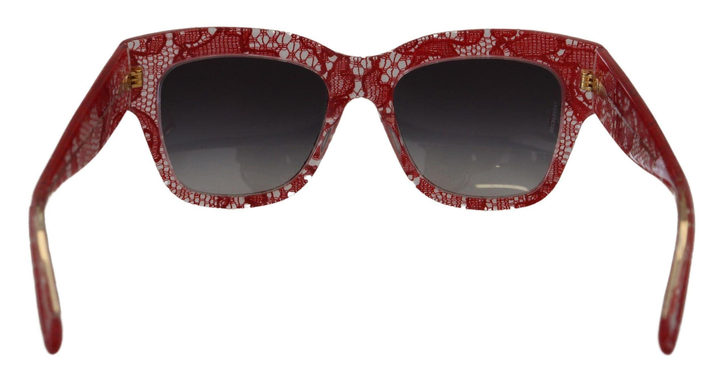 Lunettes de soleil teintées en dentelle sicilienne chic de Dolce & Gabbana