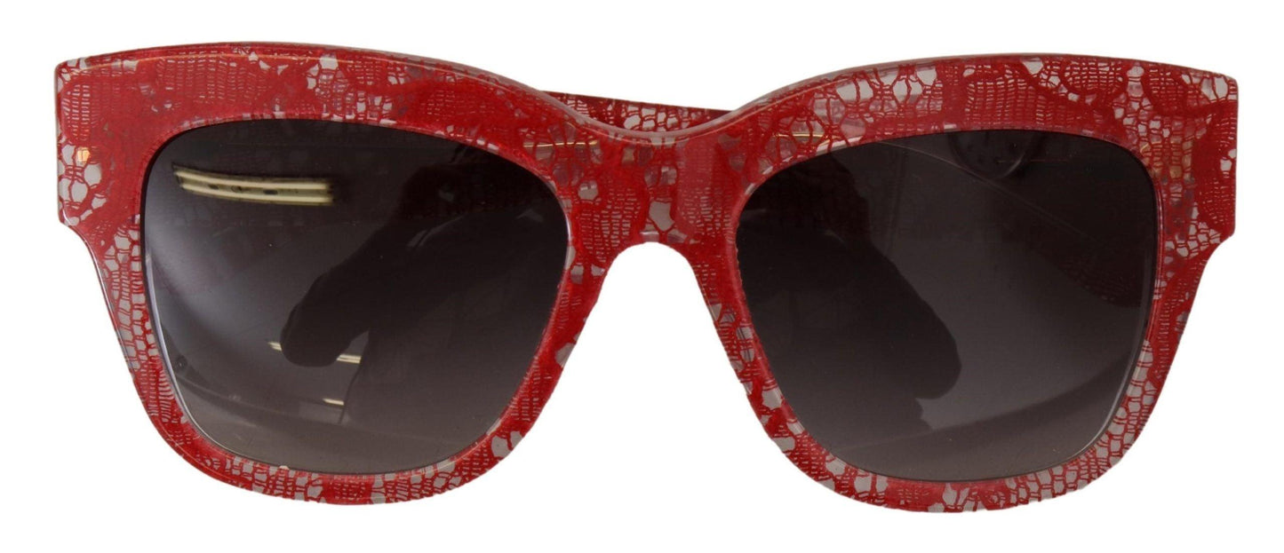 Lunettes de soleil teintées en dentelle sicilienne chic de Dolce & Gabbana