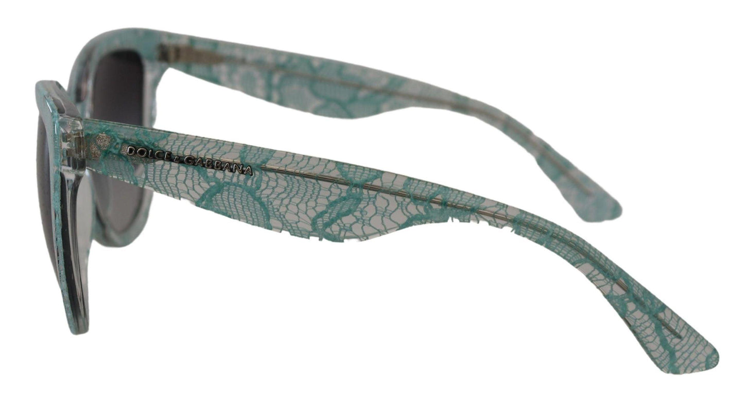 Lunettes de soleil design élégantes en dentelle sicilienne Dolce & Gabbana