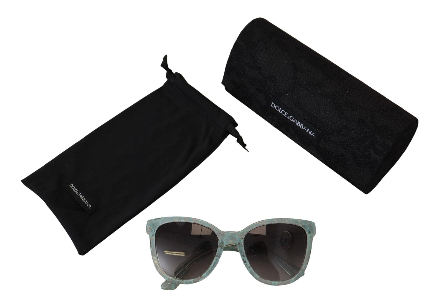 Lunettes de soleil design élégantes en dentelle sicilienne Dolce & Gabbana