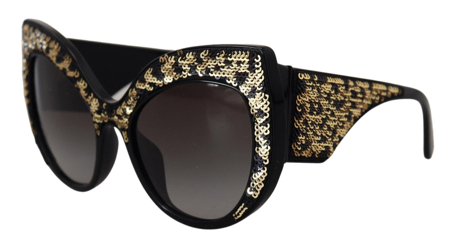 Lunettes de soleil papillon à paillettes polarisées Dolce & Gabbana