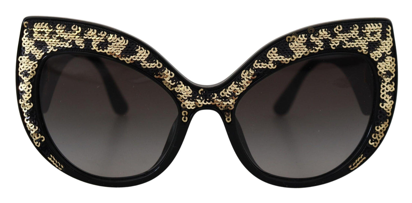 Lunettes de soleil papillon à paillettes polarisées Dolce & Gabbana