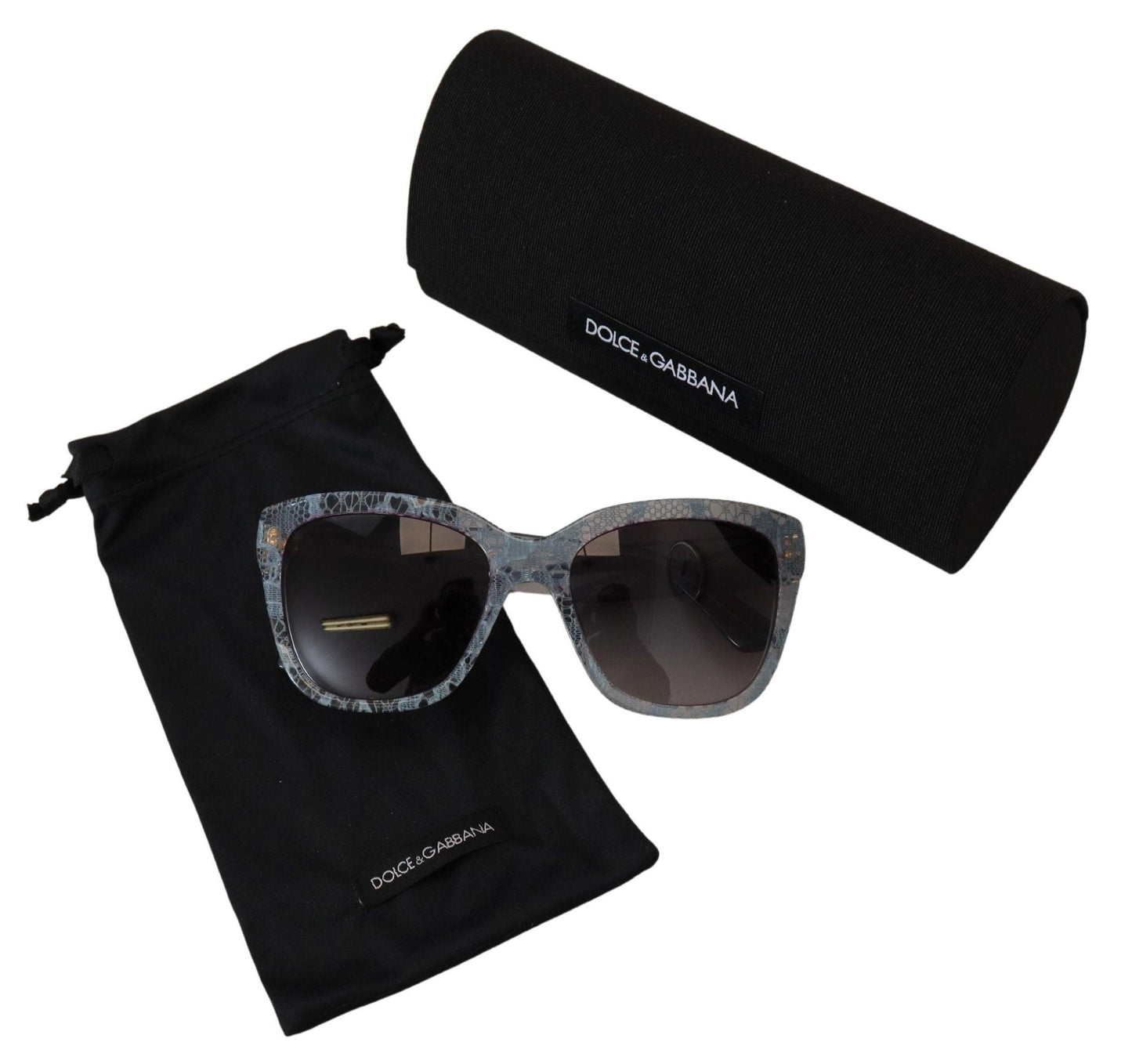 Lunettes de soleil élégantes pour femmes Dolce & Gabbana avec dentelle sicilienne