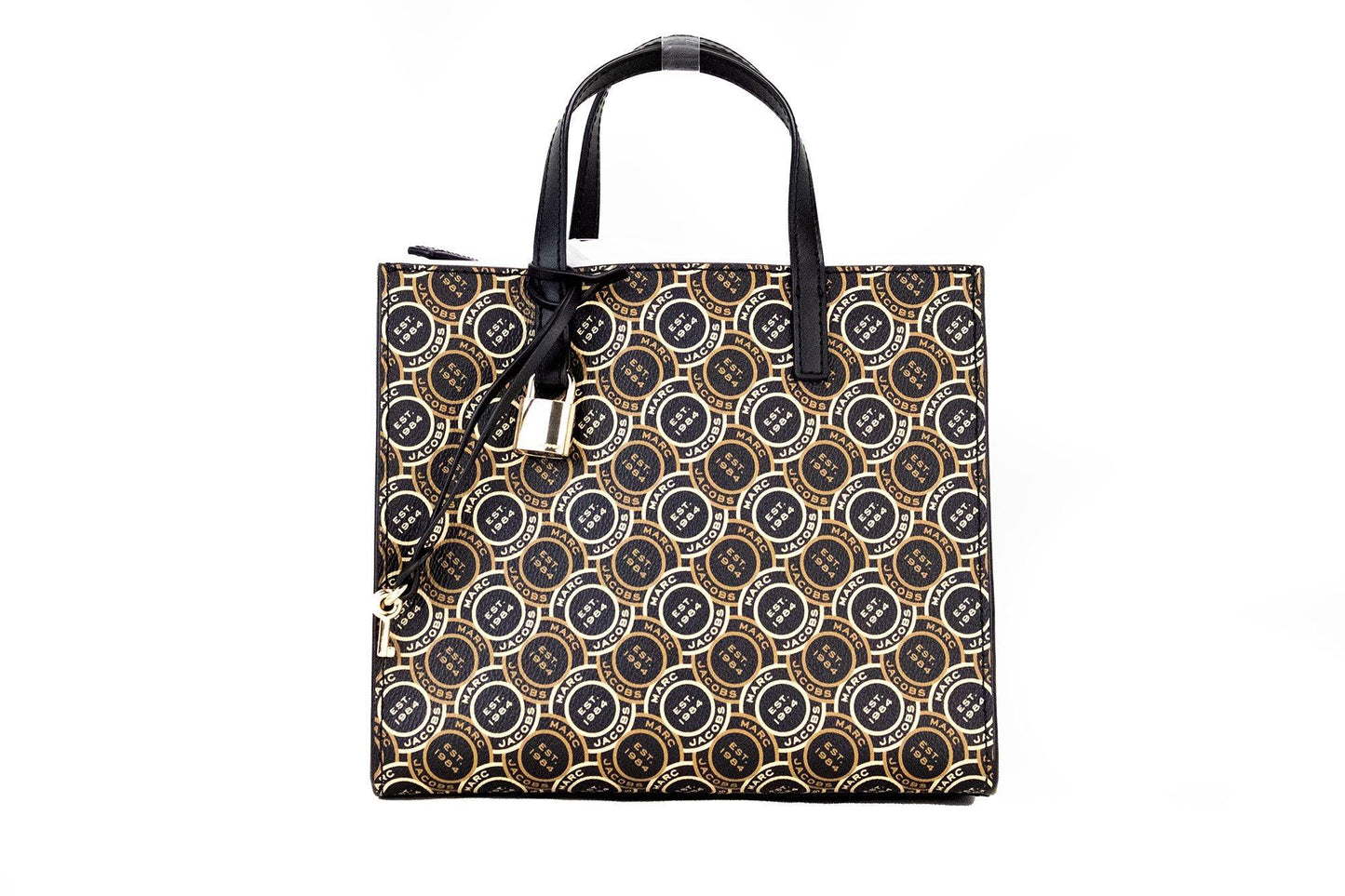 Sac à bandoulière de luxe Mini Grind Signet de Marc Jacobs en noir et multi