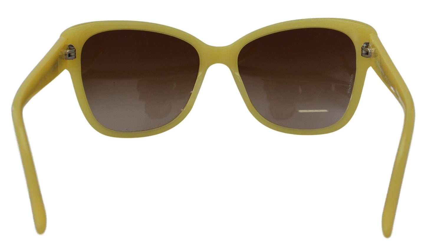 Lunettes de soleil Dolce & Gabbana Chic en acétate jaune dégradé