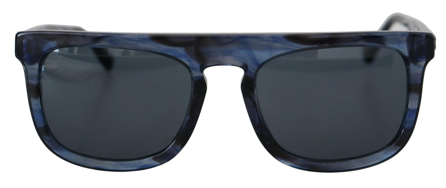 Lunettes de soleil élégantes en acétate bleu Dolce & Gabbana