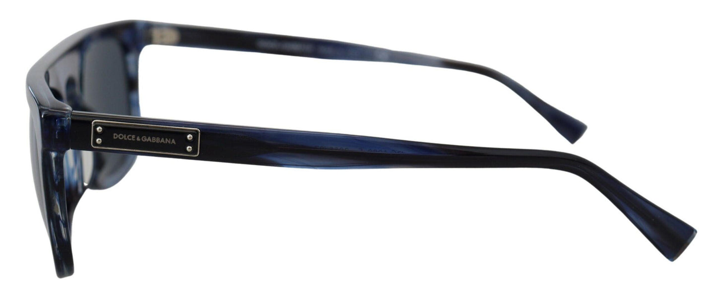 Lunettes de soleil élégantes en acétate bleu Dolce & Gabbana