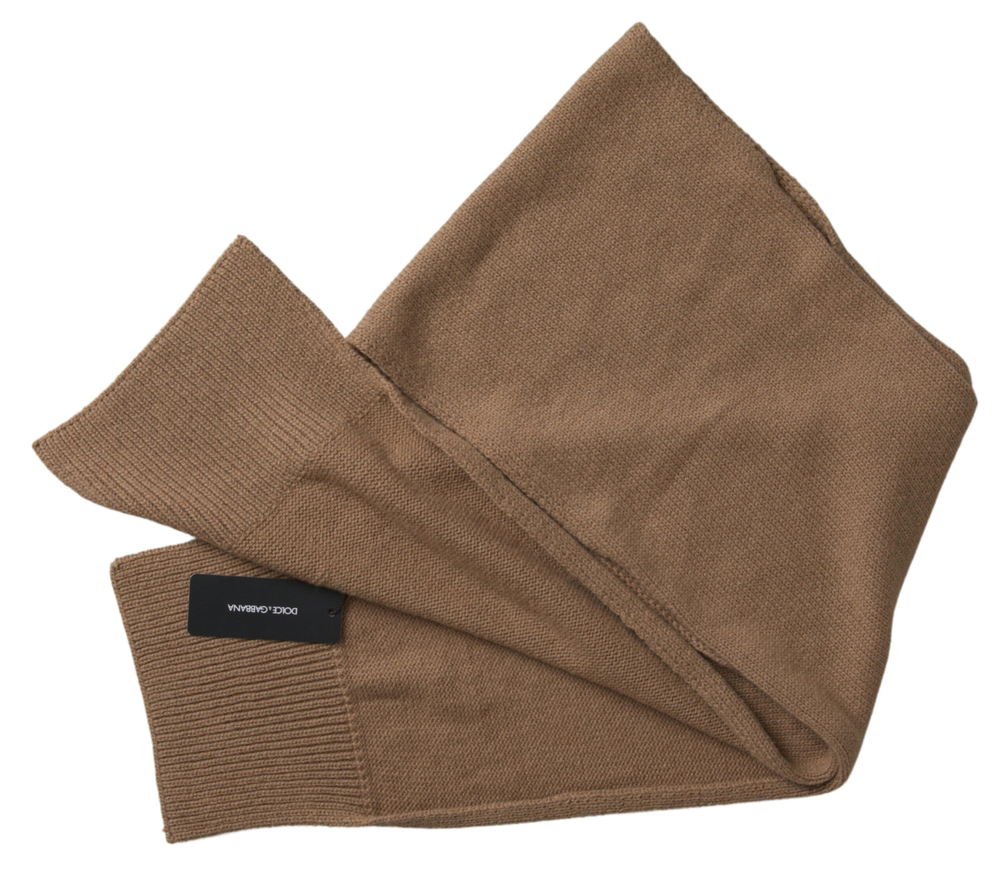 Foulard élégant Dolce & Gabbana pour femme en marron camel