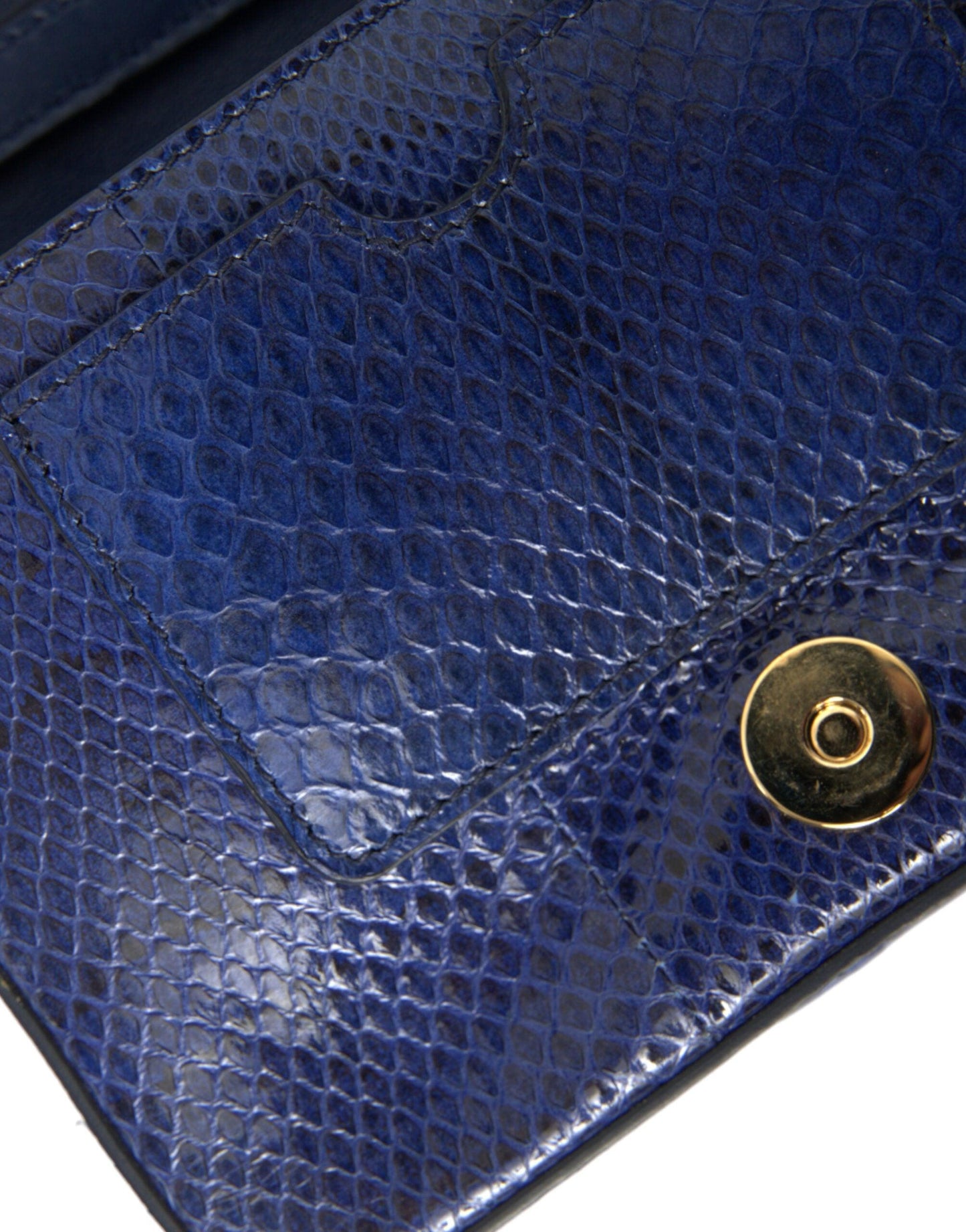 Sac à bandoulière en fourrure de vison bleu exquis de Dolce & Gabbana