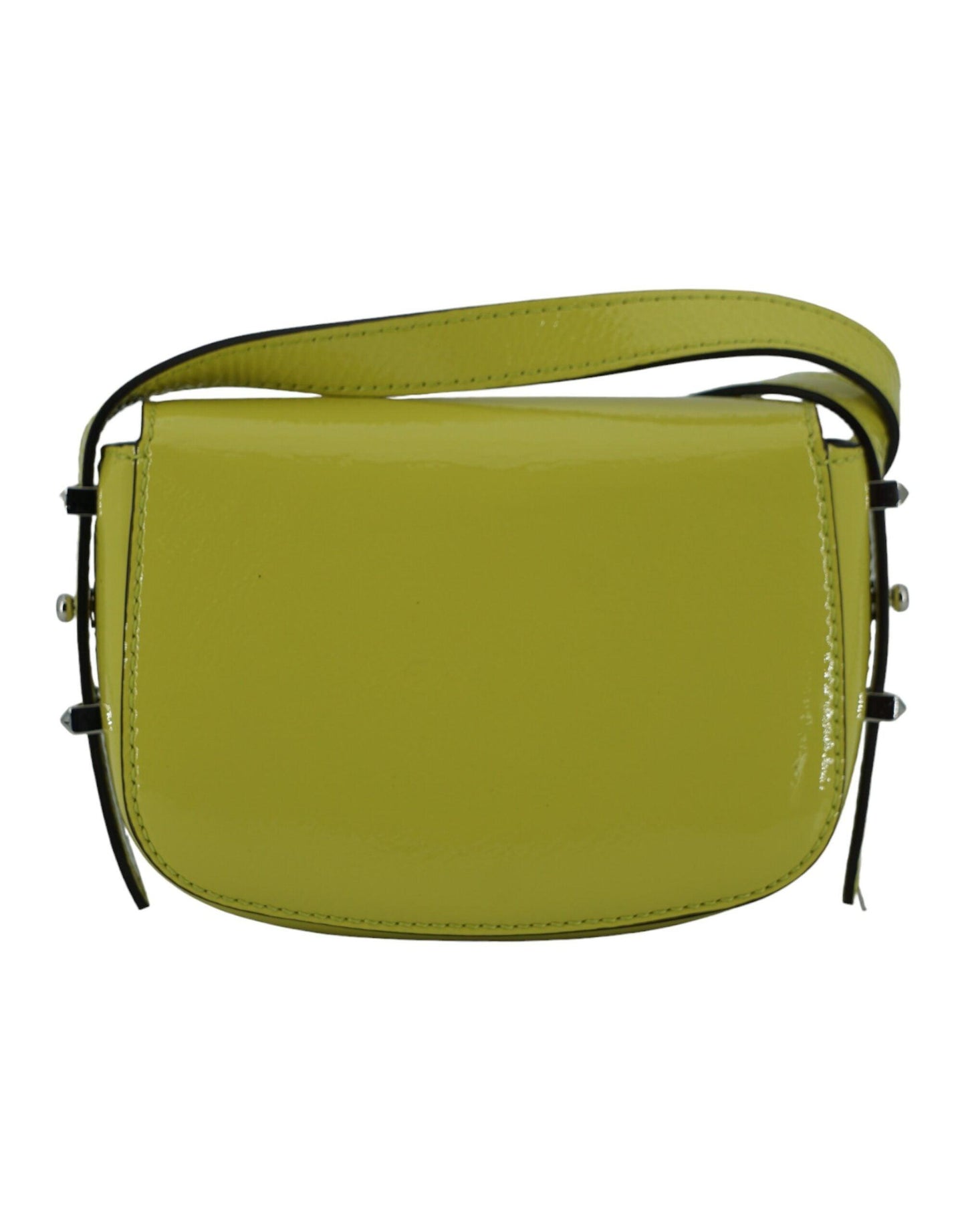 Petit sac à bandoulière en cuir jaune citron Jimmy Choo