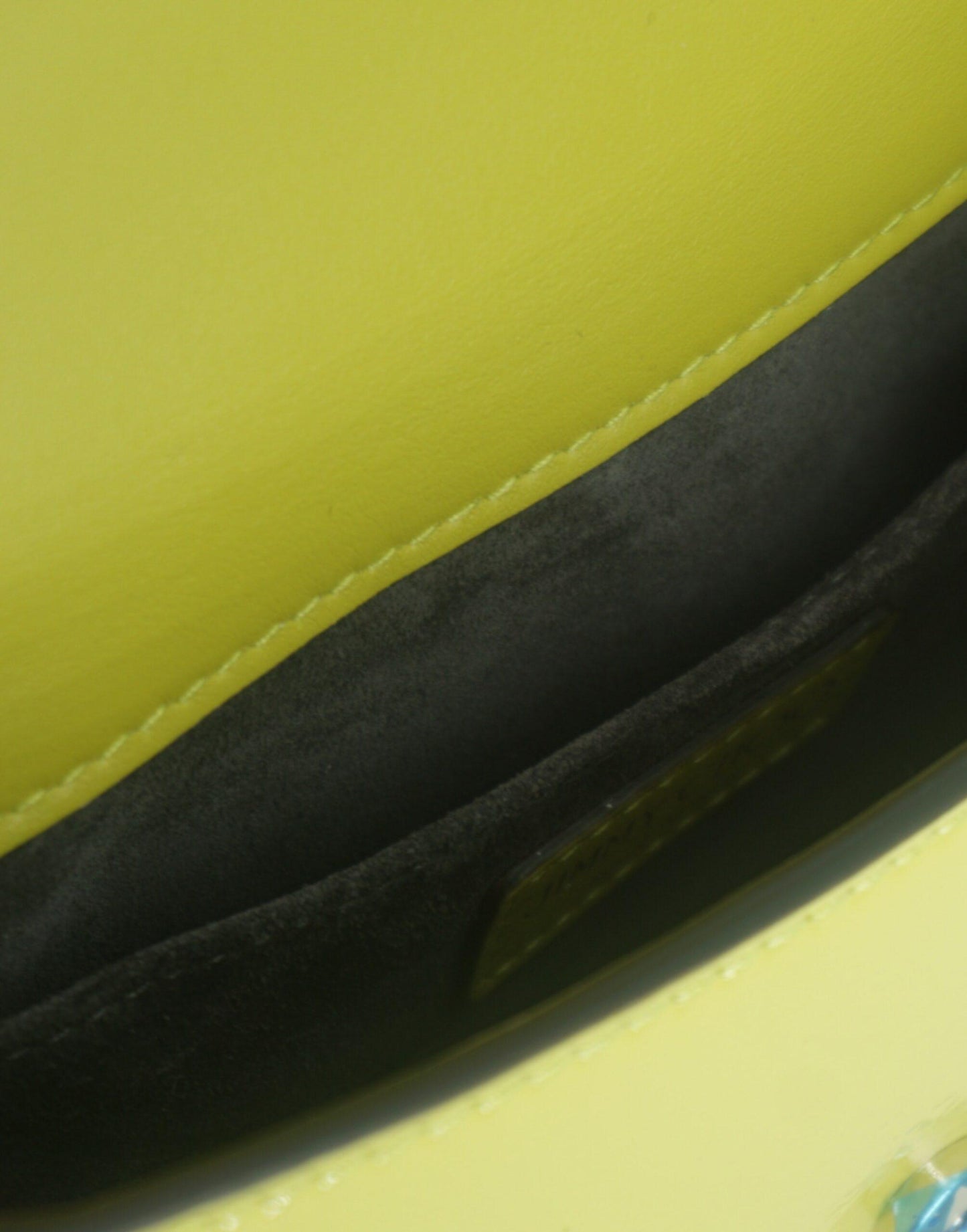 Petit sac à bandoulière en cuir jaune citron Jimmy Choo