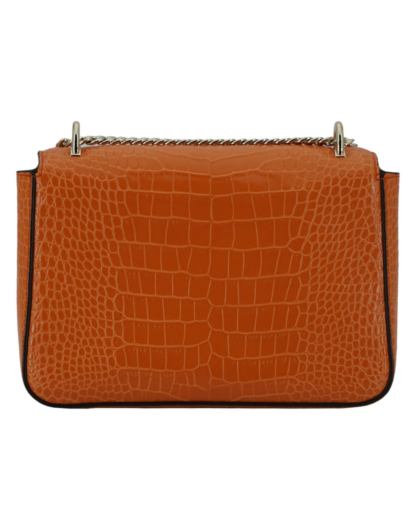 Sac à bandoulière en cuir orange Amber de Jimmy Choo