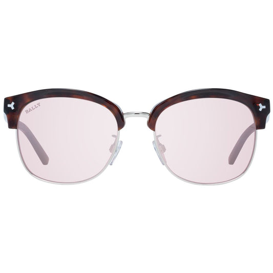Bally Brown Metal & Plastic Sunglasses