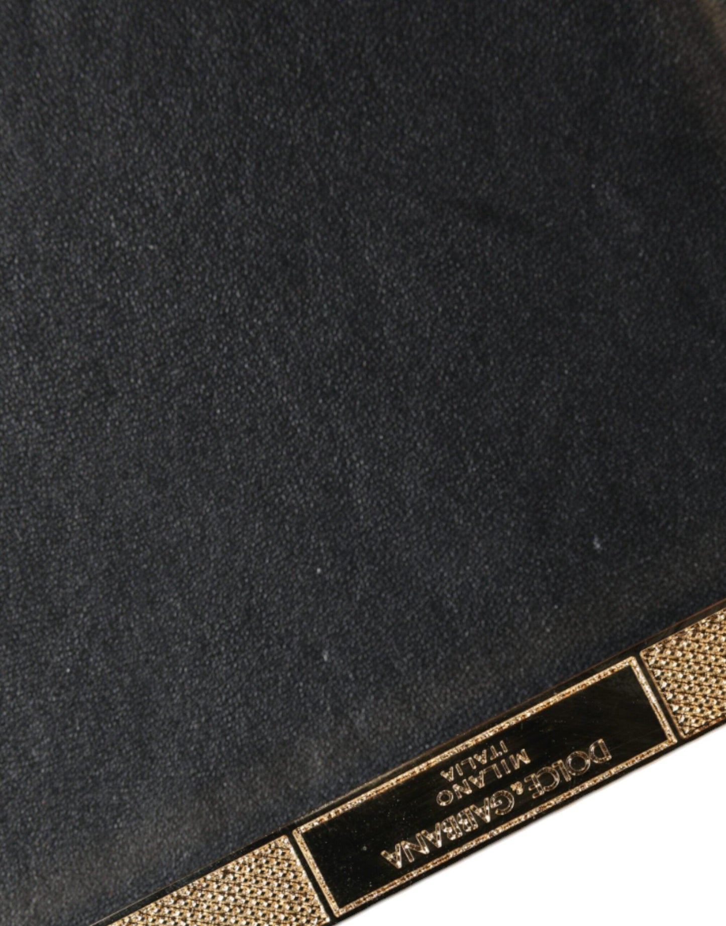 Pochette miniature en cristal doré Dolce & Gabbana