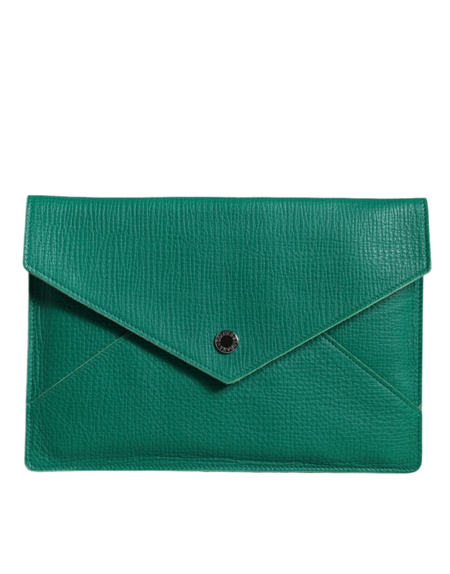 Pochette élégante pour tablette en cuir vert Dolce & Gabbana