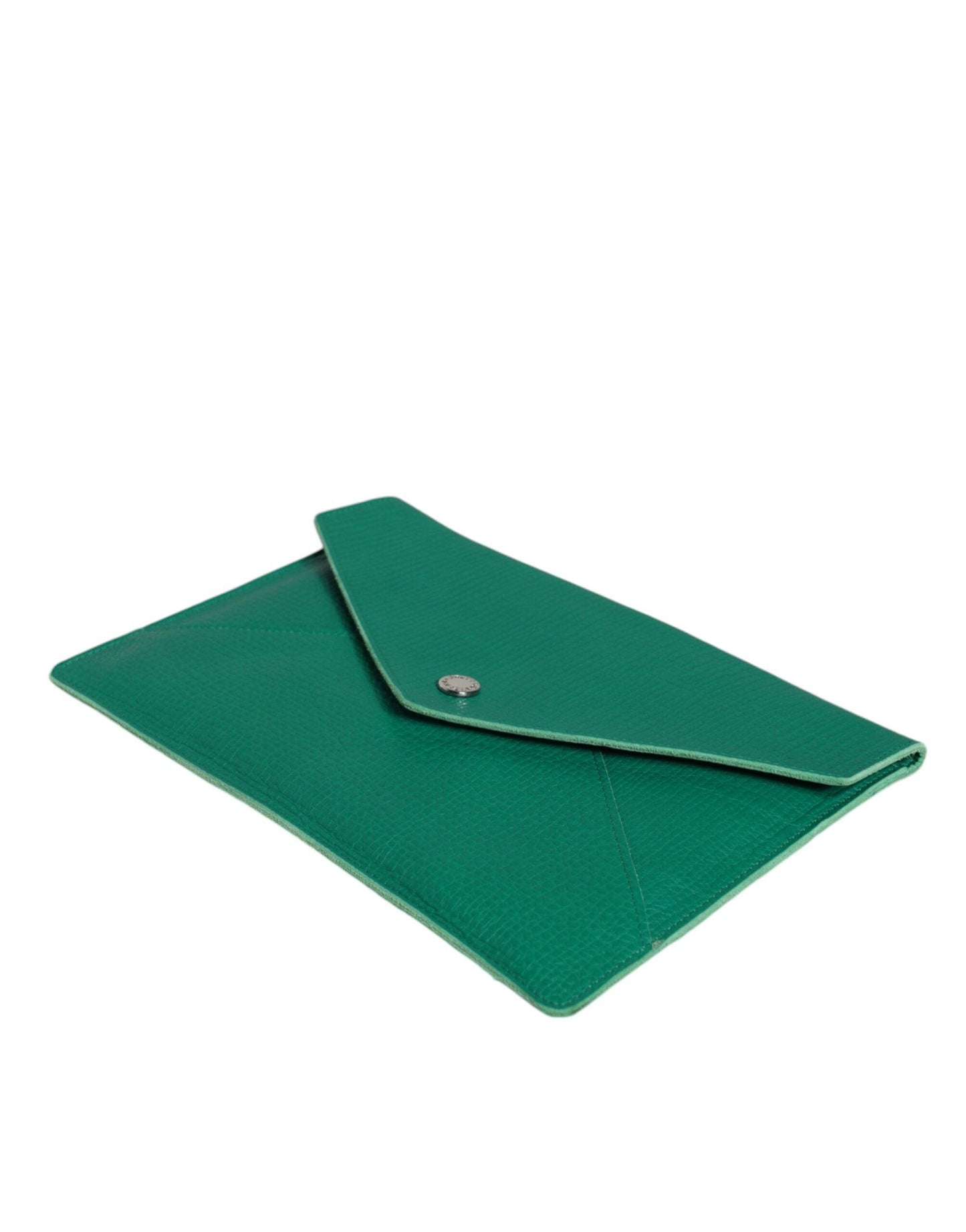 Pochette élégante pour tablette en cuir vert Dolce & Gabbana
