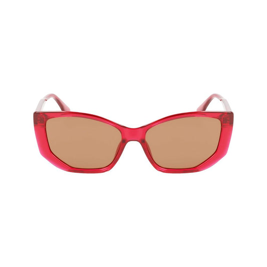 Karl Lagerfeld Red Injected Sunglasses