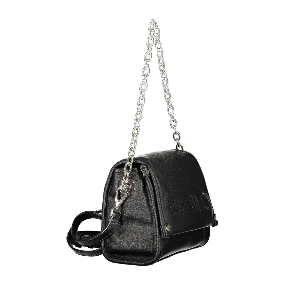 Mario Valentino Black Polyurethane Women's Handbag