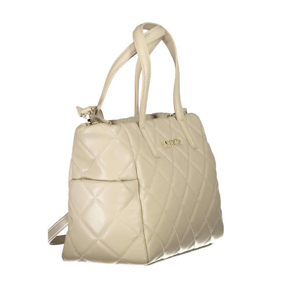 Mario Valentino Beige Polyurethane Women Handbag