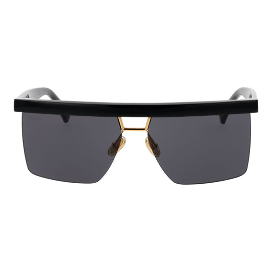 Max Mara Black Stainless Steel Sunglasses