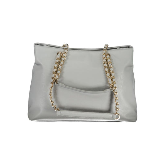 Mario Valentino Grigio Polyurethane Women Shoulder Bag