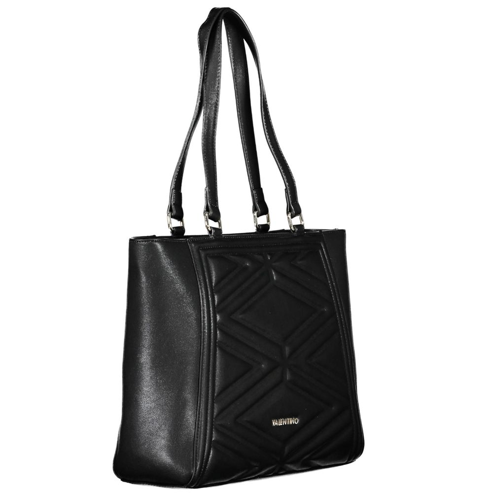 Mario Valentino Black Polyurethane Women Handbag