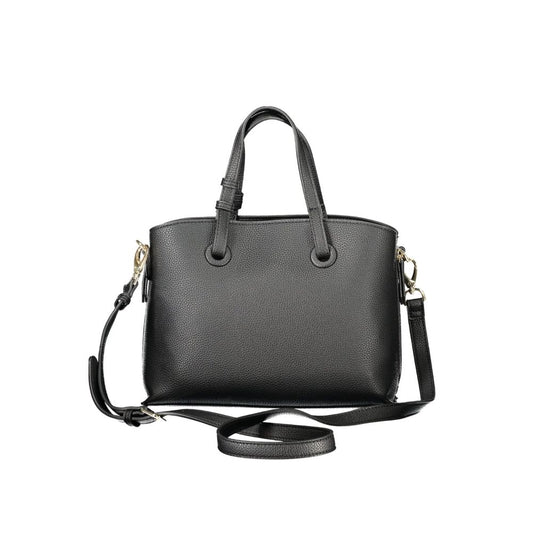 Mario Valentino Black Polyethylene Women Handbag