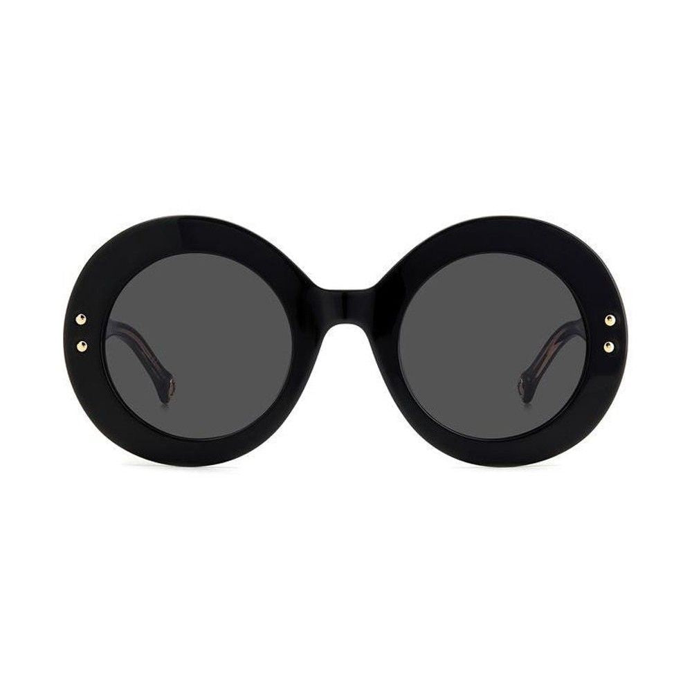 Carolina Herrera Black Acetate Sunglasses