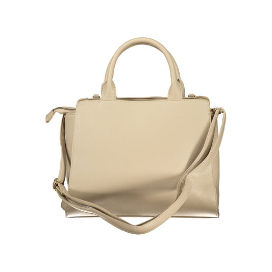 Laura Biagiotti Beige PVC Women Handbag