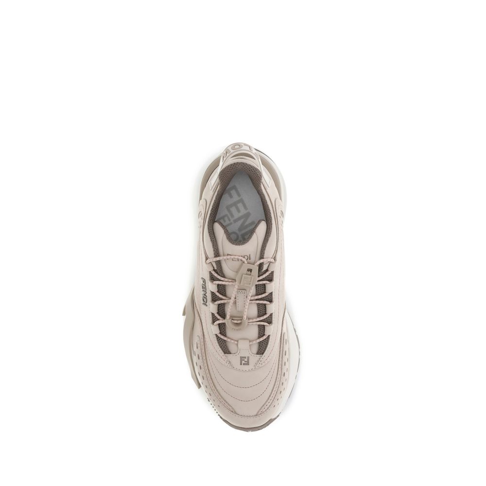 Fendi Cream Rubber Athletic Sneakers