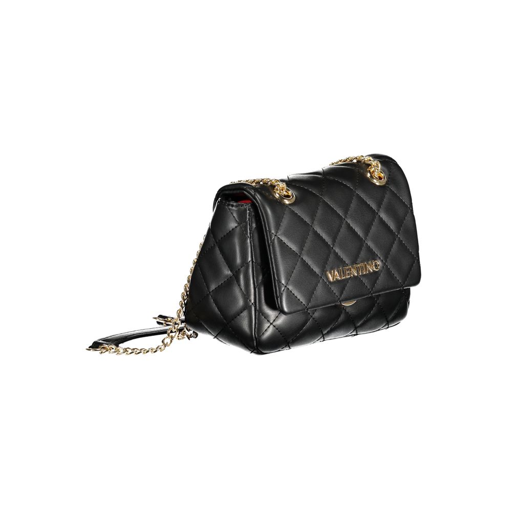 Mario Valentino Nero Poliuretano Woman Shoulder Bag