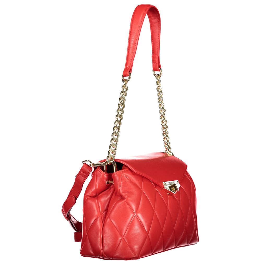 Mario Valentino Red Polyurethane Women Shoulder Bag