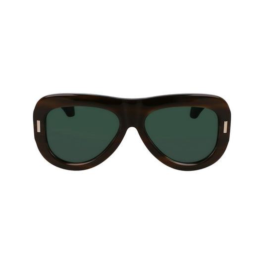 Ferragamo Green Acetate Sunglasses